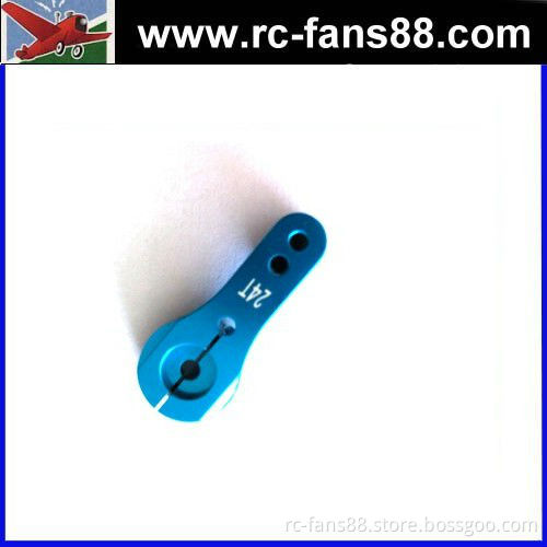 High Quality BLUE 24T Half Size Metal Servo Arm FOR Hitec servo